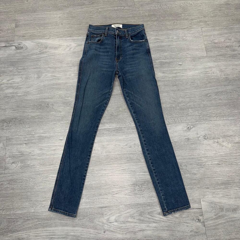 Reformation Womens High & Skinny Leg Jeans Blue Denim Classic Size 24